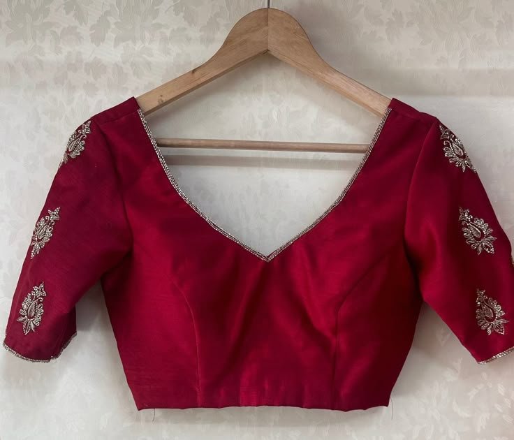 Ready-made blouses collection showcasing various designs and embroidery patterns